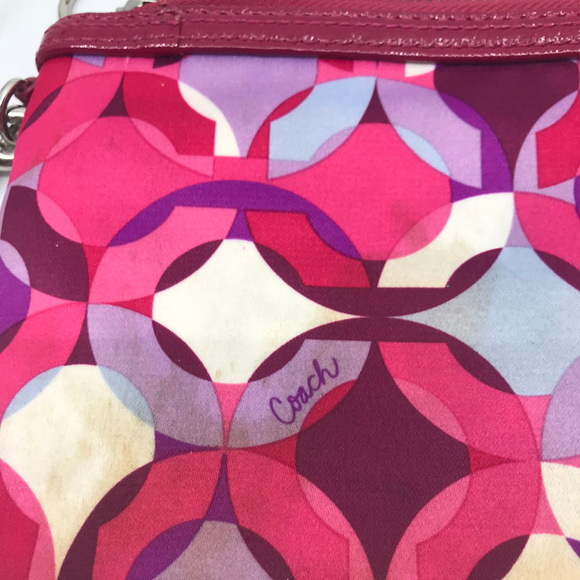 COACH Red Small Nylon Handbag - Picture 6 of 8